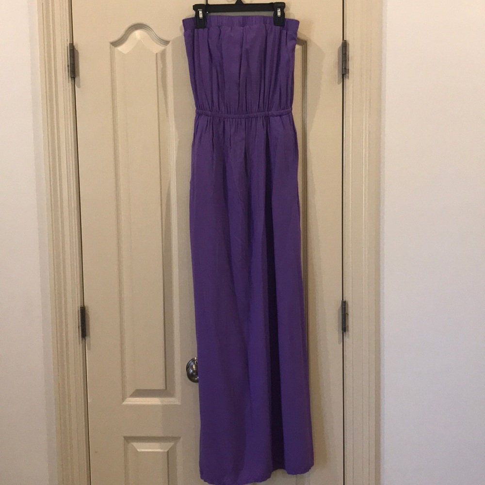 Splendid strapless maxi dress